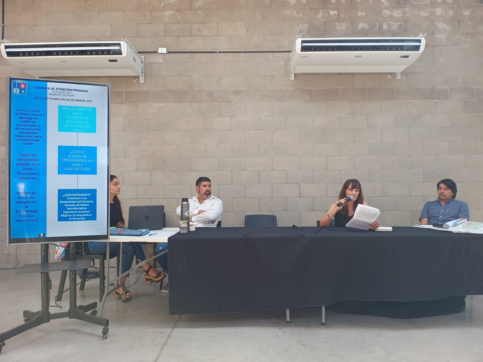 Presentación de los trabajos