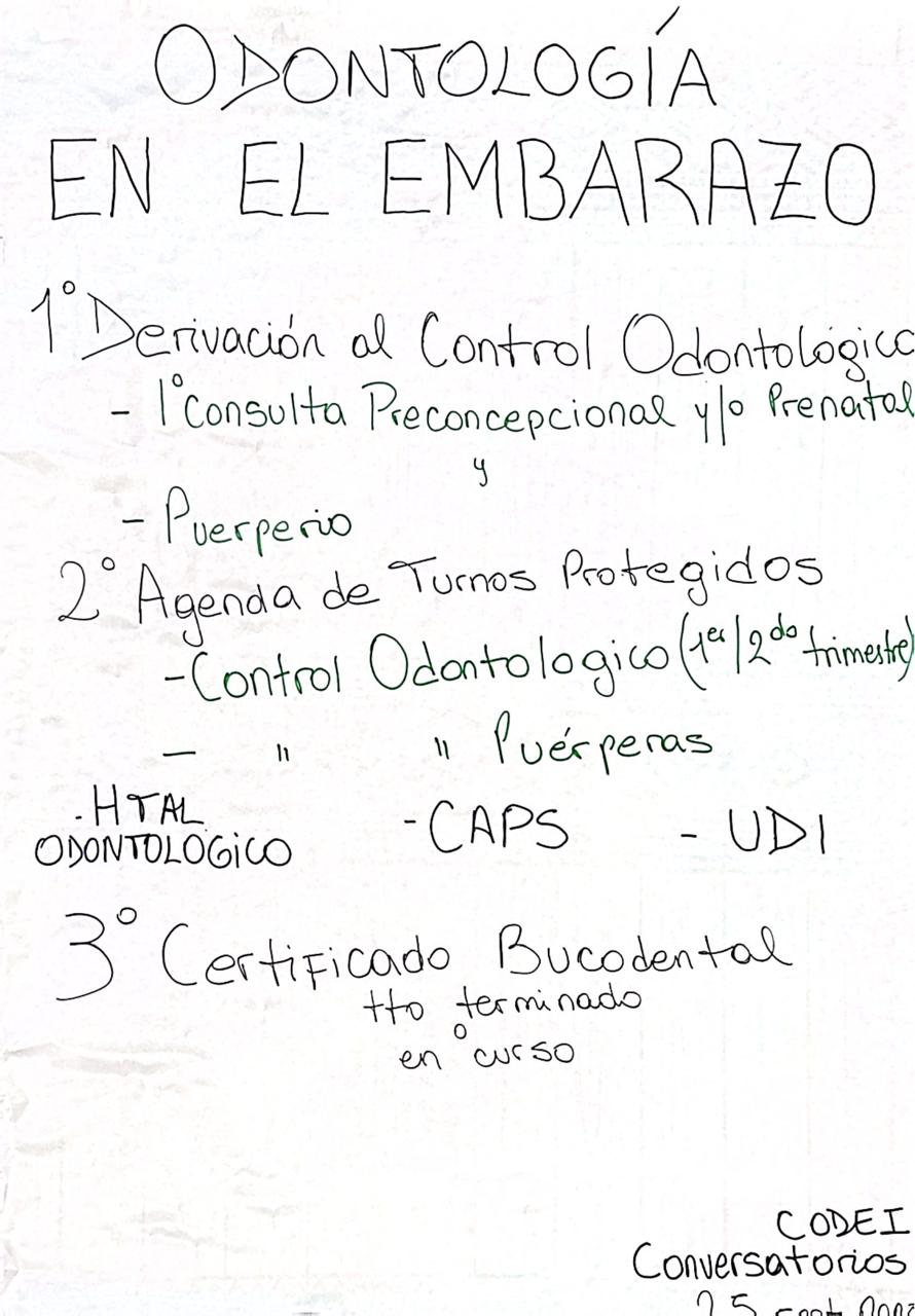 Embarazo y Salud Bucal 25-09